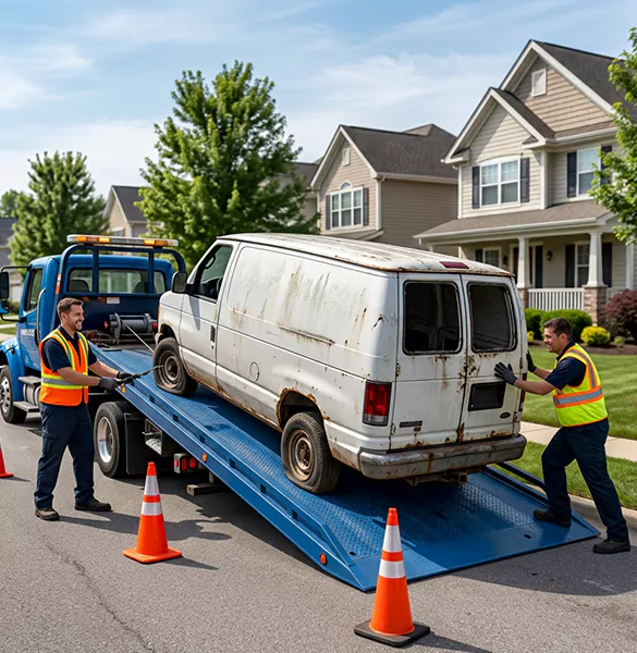 Trusted junk van removal service in Indianapolis, IN