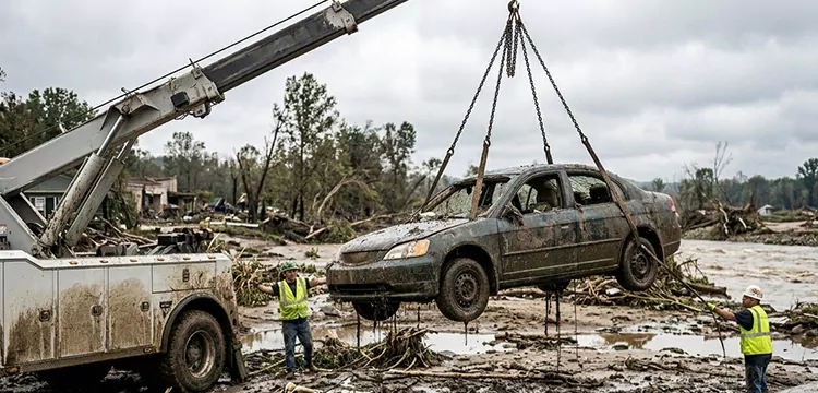 Flood Damaged Car Removal for Cash in Indianapolis