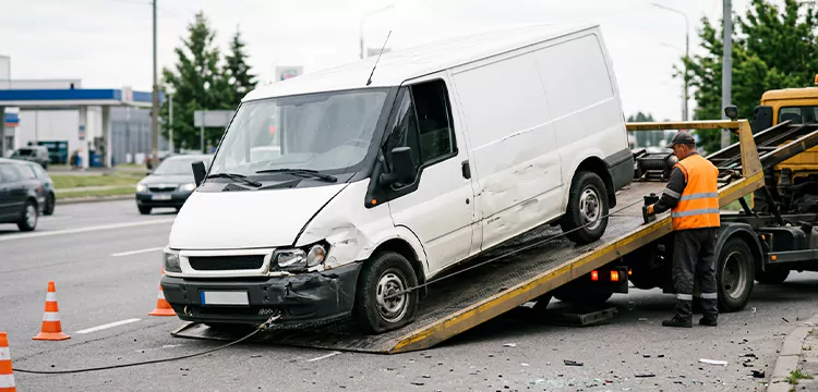 Damaged Van Removal in Indianapolis