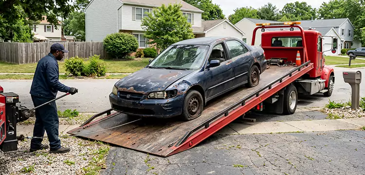 Same-Day Old Junk Car Removal in Indianapolis